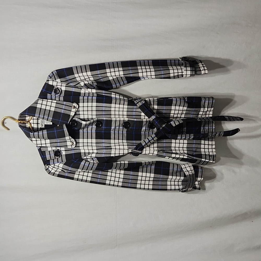 Plaid Button Jacket